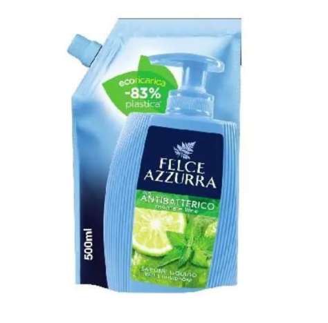 FELCE AZZURRA - Eco ricarica per sapone liquido antibatterico 500 ml