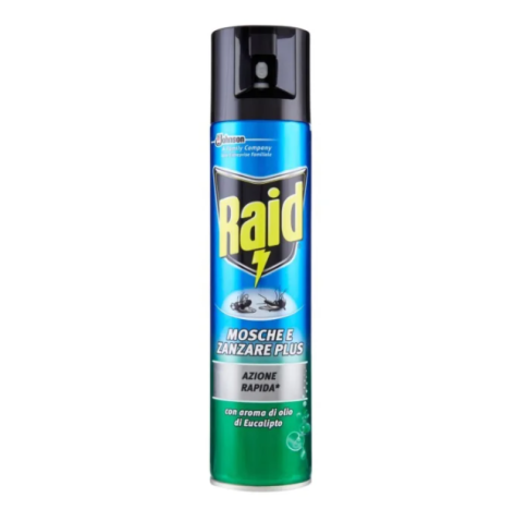 Raid Mosche e Zanzare Plus Eucalipto Johnson 400ml