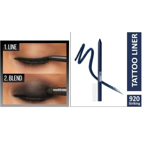 MAYBELLINE NEW YORK - MATITA OCCHI EYELINER TATTO GEL  - 920 Striking Navy