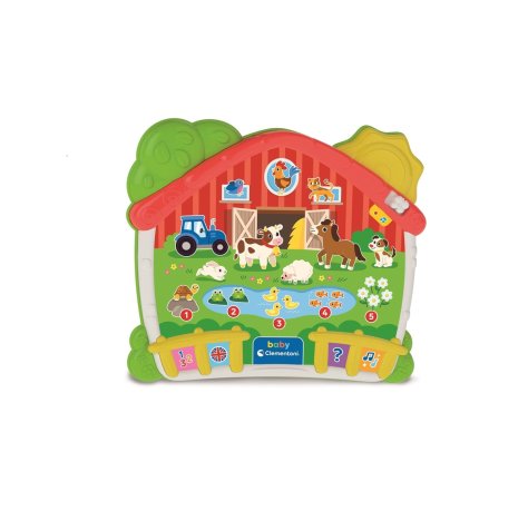 Fattoria Interattiva Parlante Baby Clementoni – Gioco Educativo in Italiano e Inglese