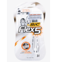 Rasoio usa e getta Flex5, 3 pz