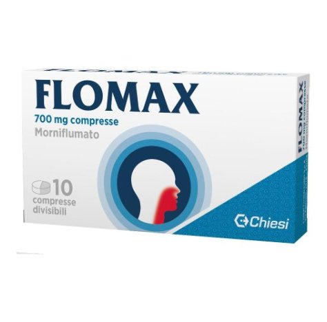 Flomax 700mg 10 Compresse Antinfiammatorio Mal di Gola Adulto