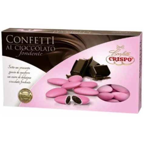 CRISPO CONFETTI CIOCCOLATO FONDENTE 1 KG - ROSA CRISPO CONFETTI CIOCCOLATO FONDENTE 1 KG - ROSA