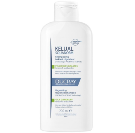 Kelual Squanorm Shampoo Trattante Regolatore Forfora Grassa 200ml