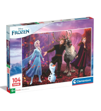 CLEMENTONI Puzzle 104 Pezzi Super Frozen 25771