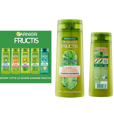 GARNIER FRUCTIS - SHAMPOO NUTRIENTE ,  Capelli Secchi 2in1 