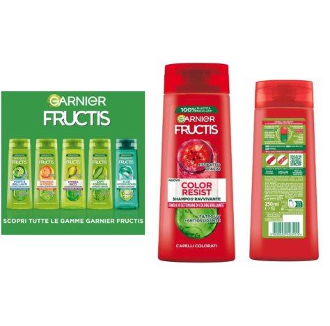 Fructis Color Resist 250ml - Shampoo Ravvivante 