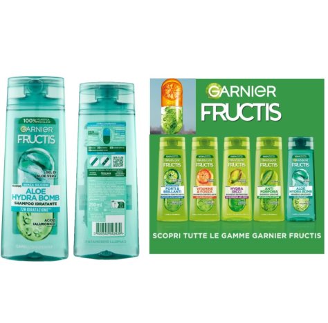 GARNIER FRUCTIS - SHAMPOO IDRATANTE , Hydra Bomb Aloe 