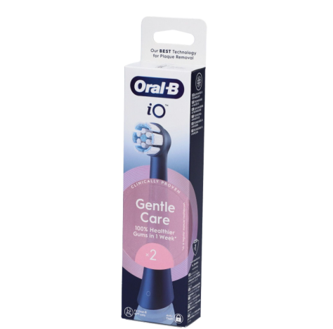 Oralb Power Ricarica Io Gentle Clean Black 2 Pezzi