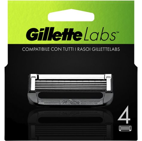 Gillette Labs Ricariche 4 pezzi