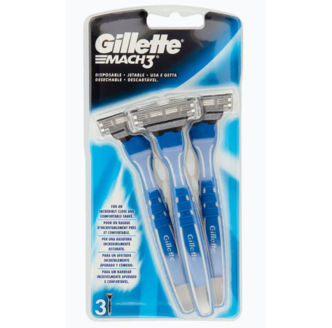 GILLETTE Mach3 Usa&getta 3 Rasoi