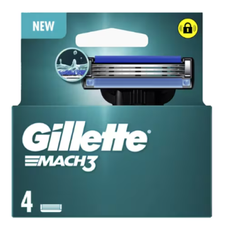 Gillette Mach3 Ricambi 4 Unità