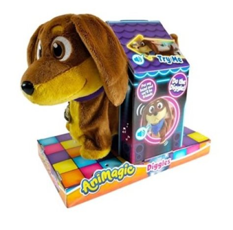 Waggles The Diggles – Cane Peluche Interattivo che Cammina, Scodinzola e Abbaia | Giocattolo Realistico per Bambini Waggles The Diggles – Cane Peluche Interattivo che Cammina, Scodinzola e Abbaia | Giocattolo Realistico per Bambini