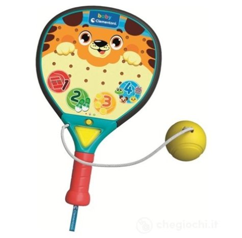 Baby Clementoni Racchetta con Pallina – Gioco Interattivo per Bambini