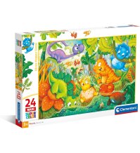 Clementoni Puzzle 24 Maxi Dinos Happy Oasis – Supercolor Puzzle Bambini 3+ Clementoni Puzzle 24 Maxi Dinos Happy Oasis – Supercolor Puzzle Bambini 3+