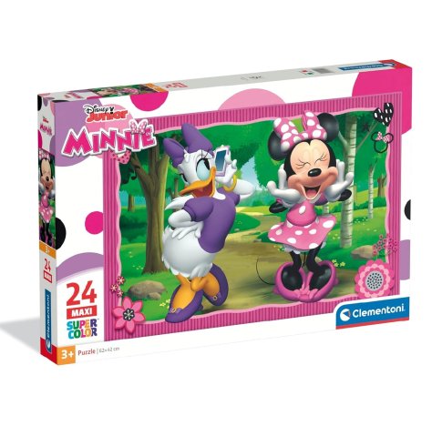 Clementoni Puzzle 24 Maxi Minnie – Supercolor Puzzle Bambini 3+ Clementoni Puzzle 24 Maxi Minnie – Supercolor Puzzle Bambini 3+