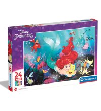 Clementoni Puzzle 24 Pezzi The Little Mermaid – Supercolor Puzzle Bambini 3+ Clementoni Puzzle 24 Pezzi The Little Mermaid – Supercolor Puzzle Bambini 3+