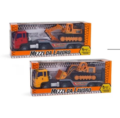 Mezzi da Lavoro – Camion con Escavatore a Frizione Mezzi da Lavoro – Camion con Escavatore a Frizione