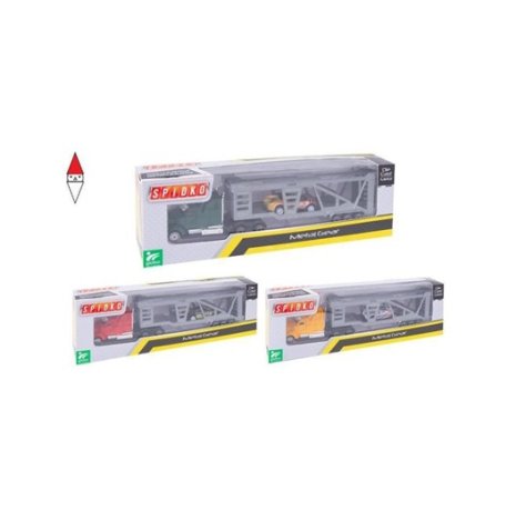 Modellino Globo Camion Die-Cast con Auto in Latta – 3 Colori Disponibili Modellino Globo Camion Die-Cast con Auto in Latta – 3 Colori Disponibili