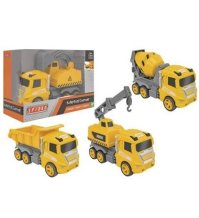 Veicolo da Lavoro Die-Cast a Frizione – Modelli Assortiti, Alta Resistenza e Dettagli Realistici