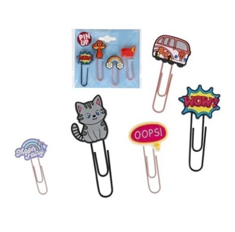 Set Graffette Decorative Pin Up – Fermacarte Colorati con Soggetti Fantasy e Cartoon Set Graffette Decorative Pin Up – Fermacarte Colorati con Soggetti Fantasy e Cartoon