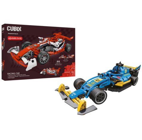 CUBIX Auto Formula Retrocarica – Set Costruzioni Auto da Corsa – 2 Assortimenti