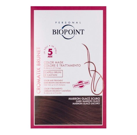 Biopoint Color Mask Cromatix Colorazione Capelli Marron Glacè Scuro
