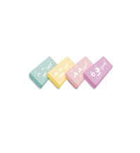 Gomma per matita Mitama Reset Pastel Colori Assortiti