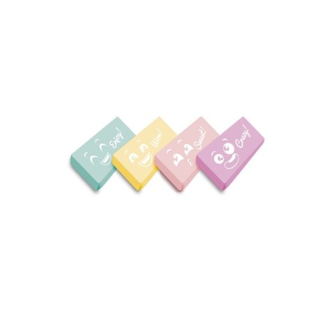 Gomma per matita Mitama Reset Pastel Colori Assortiti