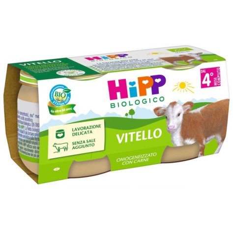 HIPP BIO - OMOGENIZZATO VITELLO ( 4+ MESI ) 2X80GR 