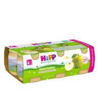 HIPP BIO - OMOGENIZZATO FRUTTA MELA GOLDEN ( 4+ MESI ) 6X80GR