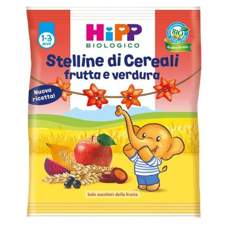 HIPP BIOLOGICO - STELLINE DI CEREALI FRUTTA E VERDURE ( 1-3 ANNI ) 