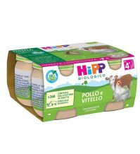 BIO HIPP - OMOGENIZZATO POLLO E VITELLO ( 4+ MESI ) 4X80GR