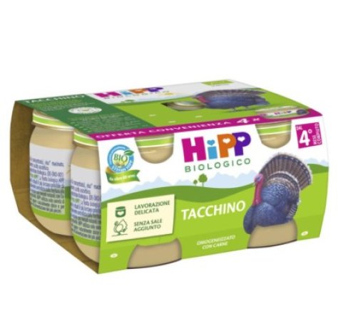 BIO HIPP - OMOGENIZZATO TACCHINO ( 4+ MESI ) 4X80GR 