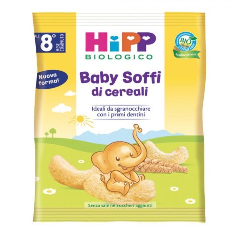 HIPP BIOLOGICO - BABY SOFFI DI CEREALI ( 8+ MESI ) 