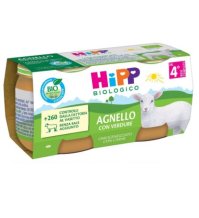 HIPP BIO - OMOGENIZZATO AGNELLO CON VERDURE (4+ MESI )  2X80 GR 