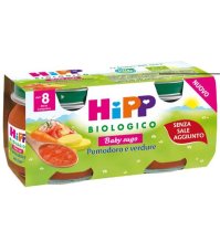 HIPP BIOLOGICO - SUGO AL POMODORO E VERDURE ( 8+ MESI ) 2X80GR 