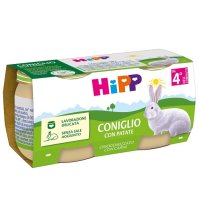 HIPP BIO - OMOGENIZZATO CONIGLIO CON PATATE  ( 4+ MESI ) 2X80 GR 