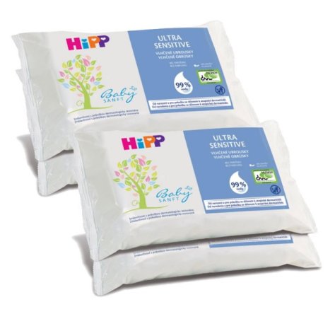 HIPP BABY CARE - SALVIETTINE DETERGENTI DELICATE  1X48 PEZZI 