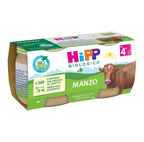 HIPP BIO - OMOGENIZZATO MANZAO (4+ MESI ) 2X80 GR 