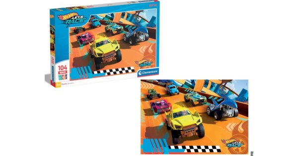 CLEMENTONI - PUZZLE 104 HOTWHEELS