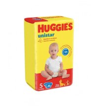 HUGGIES UNISTAR BABY - PANNOLINI JUNIOR , ( 14 PEZZI) 