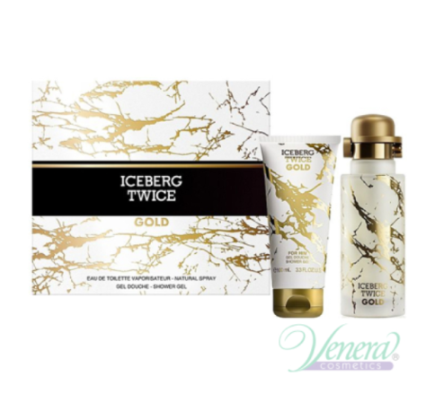 Iceberg Twice Gold Set (EDT 125ml + SG 100ml) for Men