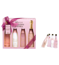 IDC INSTITUTE - SCENTED BATH ROSE CHAMPAGNE SET 