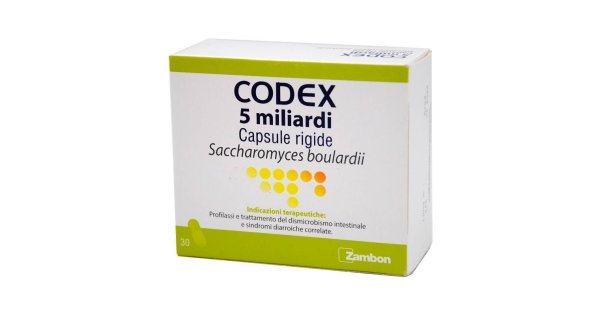 Codix Capsuke BIOCODEX Codex 30 Capsule 5 Miliardi 250mg