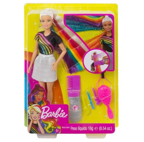 Barbie Capelli Arcobaleno