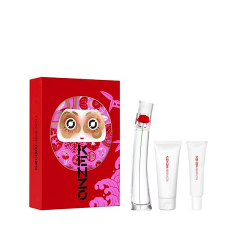 KENZO - Flower Confezione - Eau de Parfum 50ml +  Latte Corpo 75ml + Crema Mani 20ml