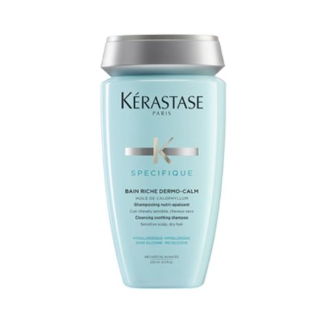 Kerastase Shampoo Bain Riche Dermo 250ml Shampoo Per cuoio capelluto sensibile e capelli secchi 