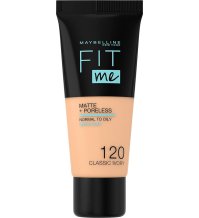 Maybelline Fit Me Matte & Poreless 120 Classic Ivory 30 ml Tubo Liquido