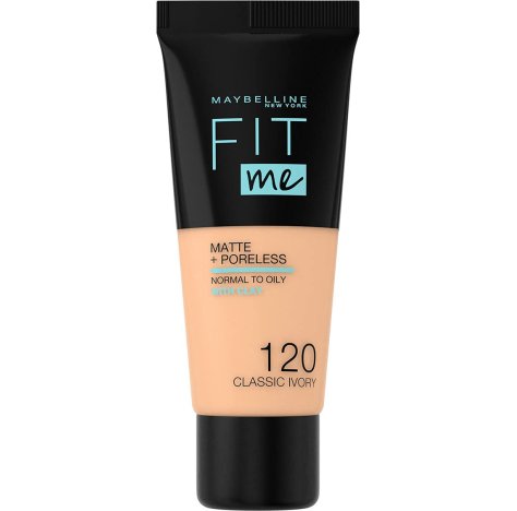 Maybelline Fit Me Matte & Poreless 120 Classic Ivory 30 ml Tubo Liquido